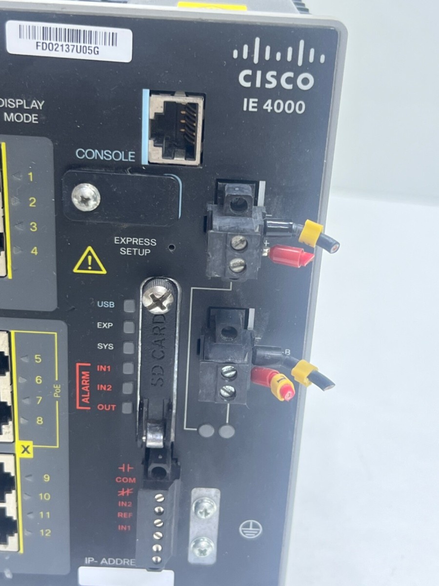 IE 4000 4TC4G E | Cisco Switch | Industrial Ethernet 4000 Series new IE 4000 4TC4G E | Cisco Switch | Industrial Ethernet 4000 Series new