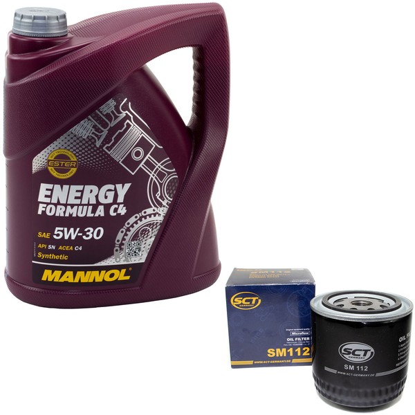 MotoröL Set 5W30 5 Liter + ÖLfilter SM 112 FüR Chrysler 300 C Jeep Commander 5.7-image