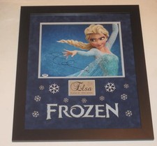 Idina Menzel Signed 11x14 Photo Frozen Elsa Professionally Framed Autograph PSA