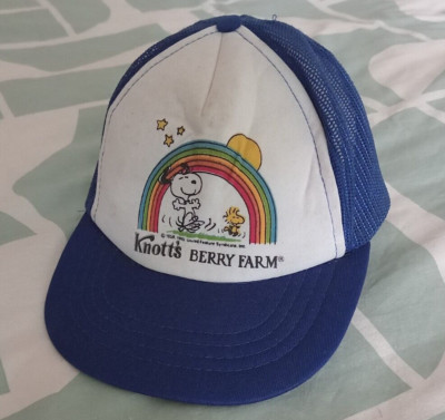 Visière (chapeau) Vintage Knott's Berry Farm - Snoopy & Woodstock, Camouflage, Taille Unique