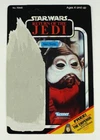 Vintage Star Wars Return of the Jedi Nien Nunb Cardback 65 Back - Unpunched