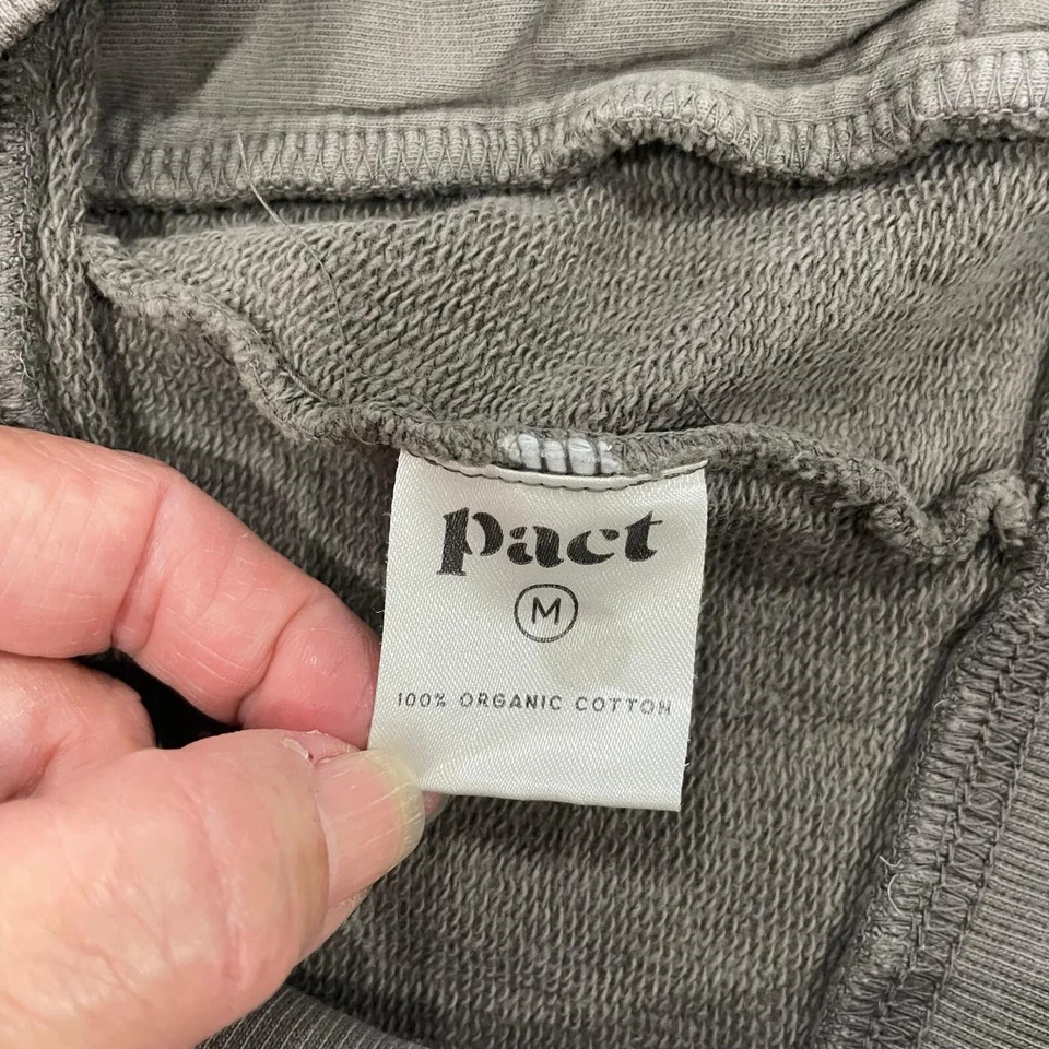 Pact Hoodie Sweatshirt Women’s Medium Full Zip Jacket Organic Cotton Long Sleeve - Image 4 of 4