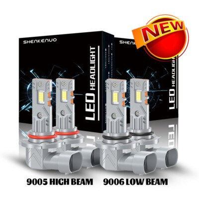 CSP LED Headlight High Low Bulb Kit For GMC C/K 1500 Sierra Cab Pickup 1990-1999