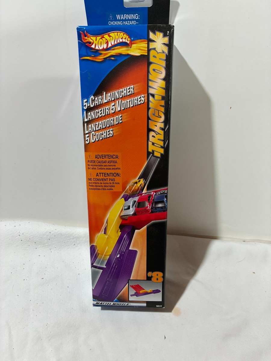 Hot Wheels TRACK-WORX 5-Car Launcher #56512 | eBay