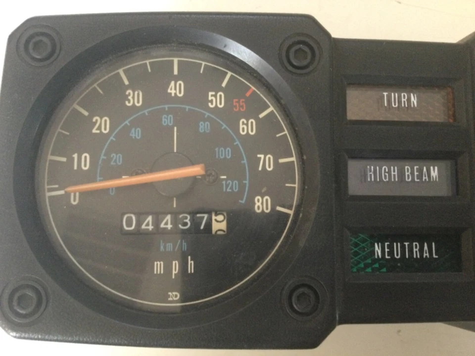 Kawasaki KE100 KE 1987 100 B medidor velocímetro cubierta Speedo Foto 2 de 4