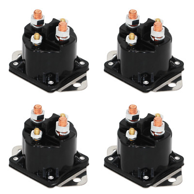 Brand New Set (4) Winch Solenoids 4 Term Warn 72631 28396 SAZ4201AHY SAZ-5201AHY