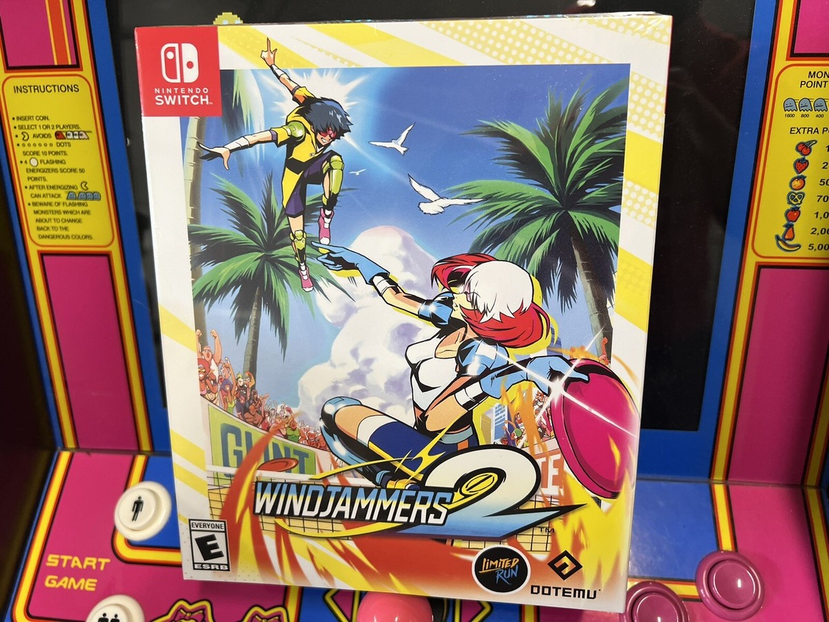2022 Switch Windjammers 2 Collector's Edition Limited Run