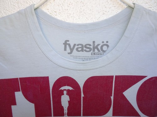 Fyasko IL System Visualise Retro X Ray Glasses Funny Art T Shirt Small Pale Blue - Picture 3 of 7