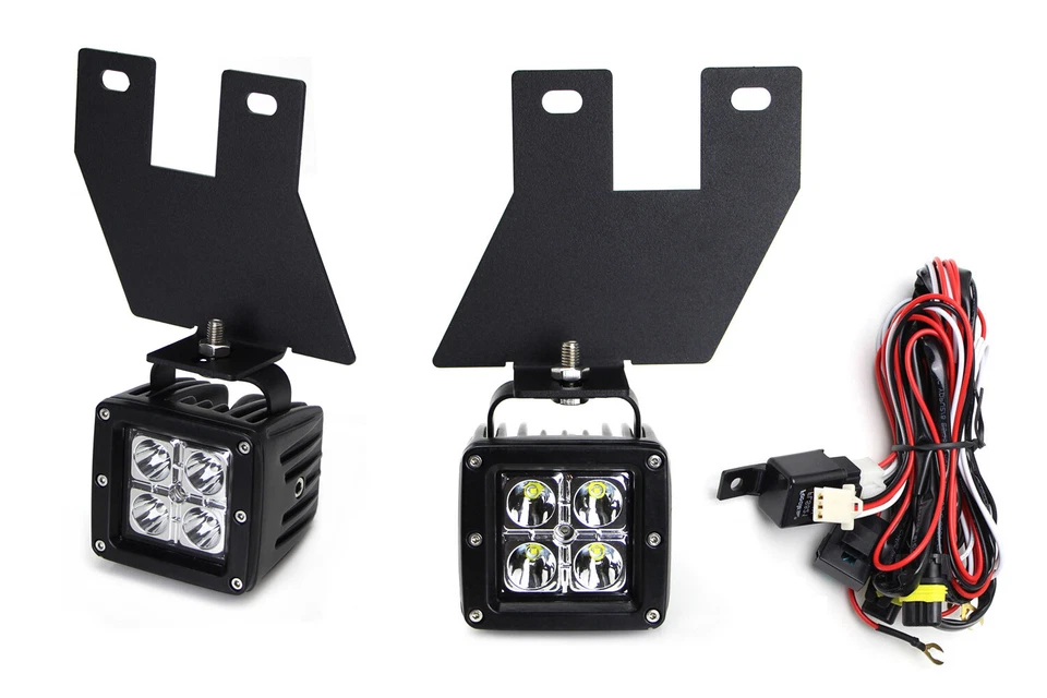 40W CREE LED Pods w/ Foglight Bracket, Wirings For Ford F250 F350 F450 Excursion - Image 2 of 4