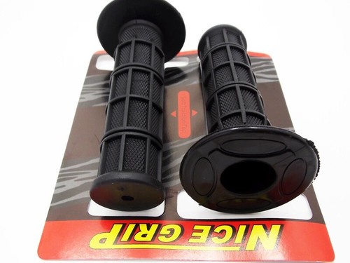 HONDA CR80 JBS BLACK HAND GRIP SET LEFT RIGHT PAIR HANDLEBAR GRIPS - Foto 3 di 4