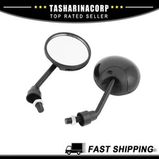 Universal Piece of 2 Adjustable 10mm Thread Diameter Motorcycle Rear View Mirror