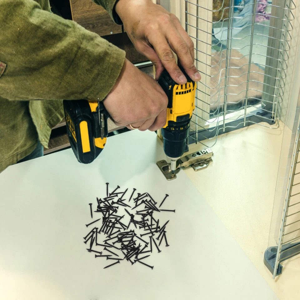 100PCS Self-tapping Screws Household Screws Self-drilling Steel Screws for Wall - Image 2 of 4