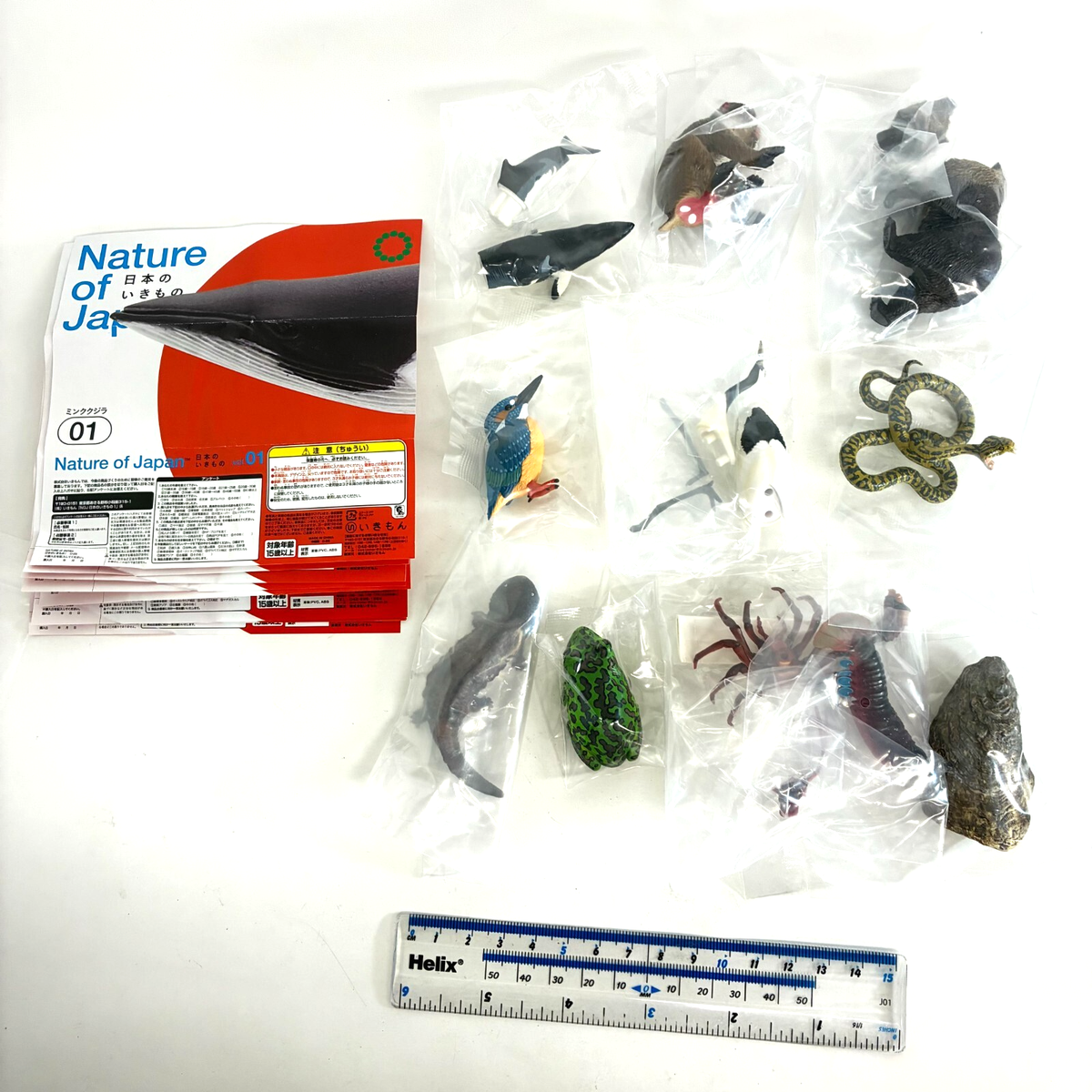 Nature Techni Colour Mini Figure Natuer of Japan 01 Set of 10