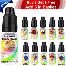 60ml Liquid Flavour Concentrate Juice Drops Versatile Aroma Essence Multi DIY
