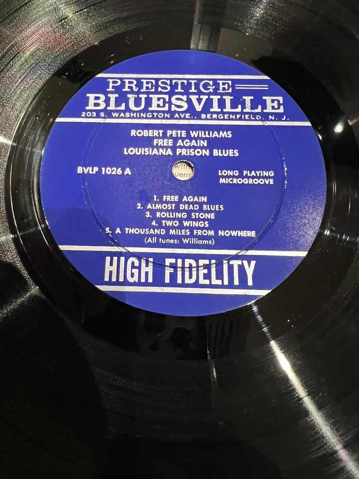 BLUES Robert Pete Williams-free Again-rare ‘true’ First Pressing-deep Groove-RVG Foto 4 de 4