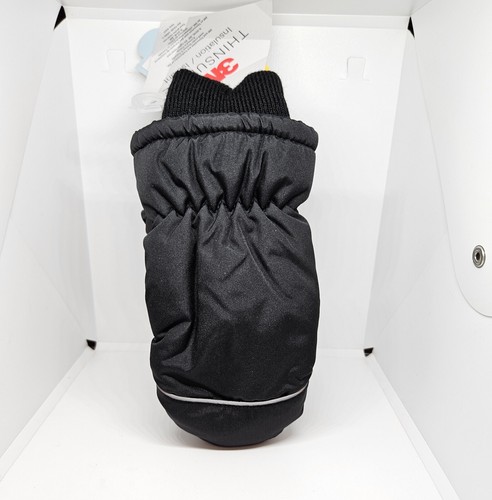 Neu Cat & Jack 3M Thinsulate 2T-5T Fäustlinge wasserdicht schwarz - Bild 5 von 5