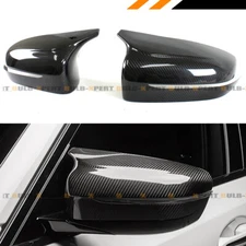 FOR 2018-2023 BMW F90 M5 CARBON FIBER ADD-ON PERFORMANCE STYLE MIRROR COVER CAPS