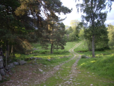 Foto 6x4 Überquerung des Moorlochs brennen Brücke von Canny c2009