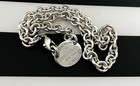 Tag Necklace 15 1/2 Inch 52 Gr. Return To Tiffany & Co Sterling Silver Oval