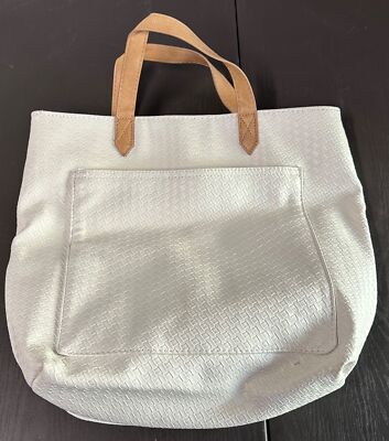 Thirty One Cream Window Shopper LTD Bag Crossbody