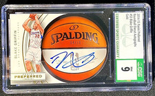 2014 PREFERRED BLAKE GRIFFIN ROUNDBALL CSG 9 MINT AUTO 9 SSP GOLD /10 G1691