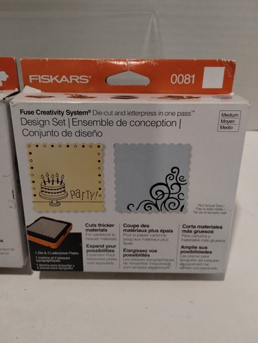 Fiskars Fuse Creativity System | Die-cut & Letterpress Design Set 0081 & 0110 - Picture 4 of 5