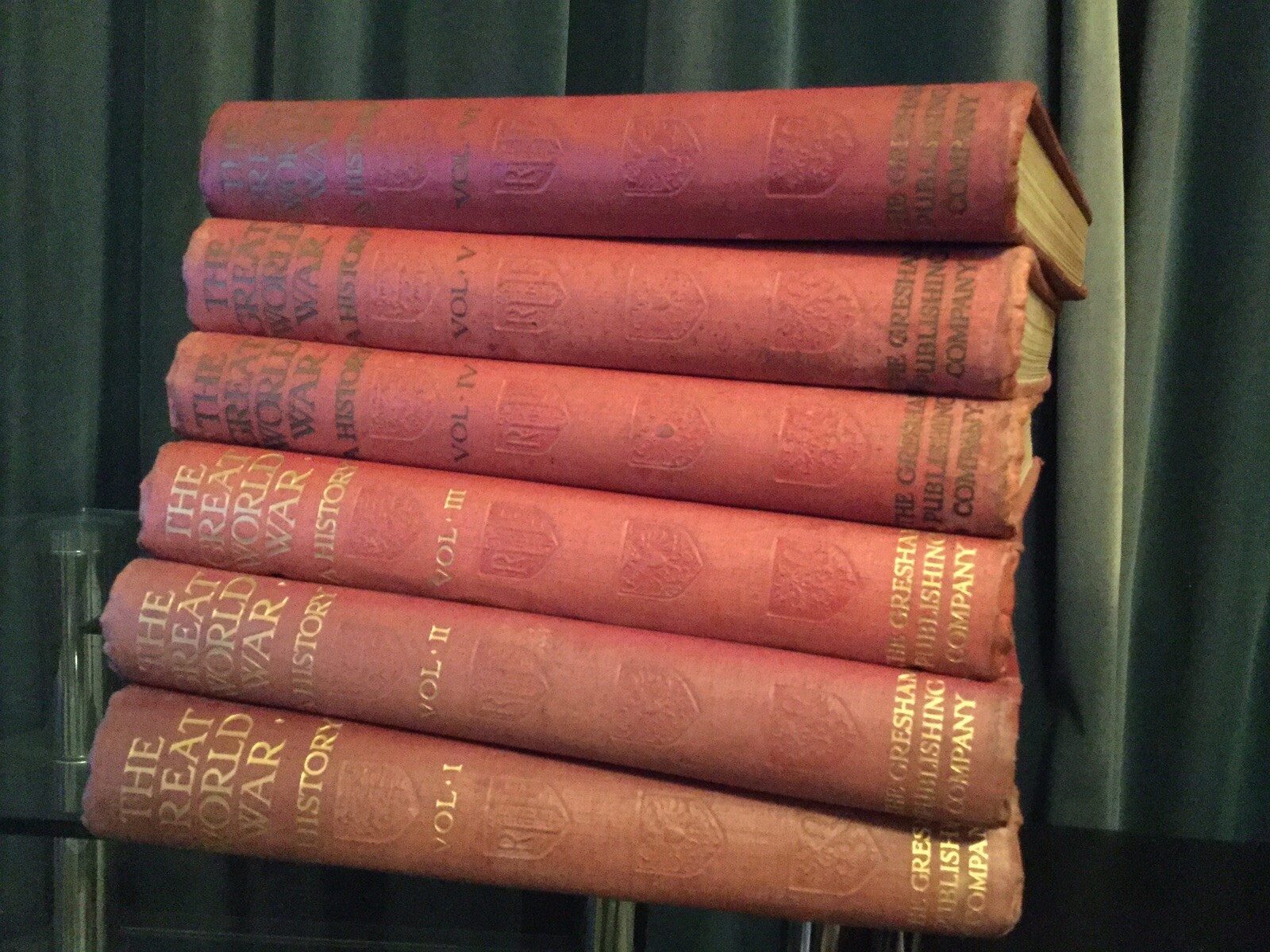 The Great World War A History: Volumes 1-6, Frank A Mummy, Very Good Condition