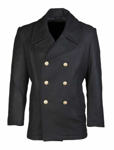 COT. MARINE COLANI PANNO esercito tedesco marina lana cappotto giacca giacca XS-5XL - Foto 1 di 2