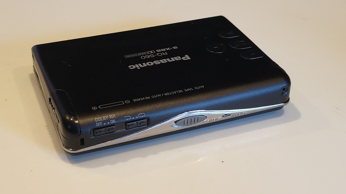 Panasonic パナソニック ポータブルカセットプレーヤー RQ-S60 Panasonic】RQ-S60 PORTABLE CASSETTE PLAYER ポータブル