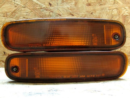 1993 1999 JDM TOYOTA CELICA ST202 FRONT BUMPER TURN SIGNAL LIGHT RARE ITEM OEM