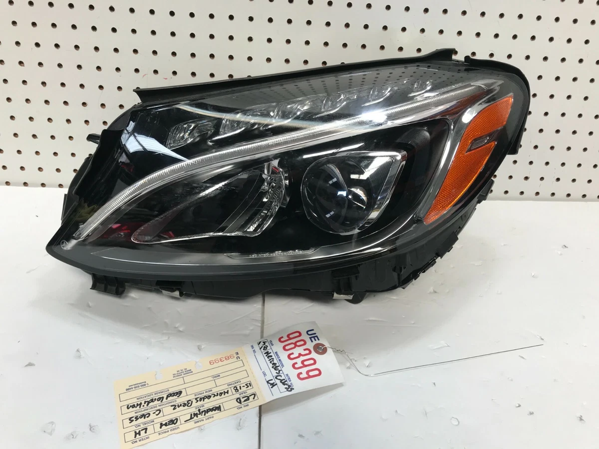 2015 2016 17 2018 Mercedes C-Class Left Side XENON LED Headlight 