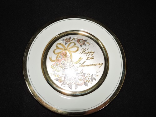 RARE Limited Edition #58 1983 Vintage CHOKIN 9” Plate Happy 25th Anniversary - Picture 3 of 6