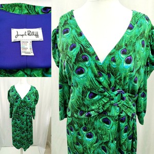 peacocks wrap dress