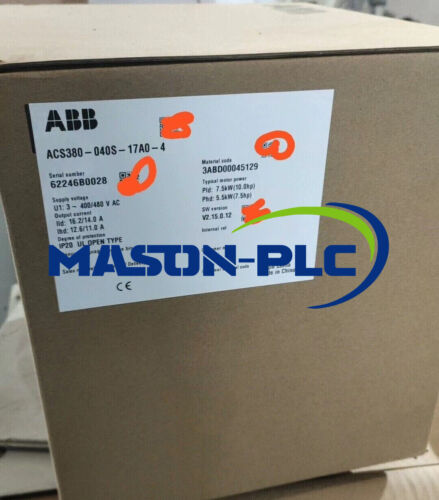 ABB ACS380-040S-17A0-4 Frequenzumrichter ACS380040S17A04 schneller Versand 1 Stück - Bild 1 von 21