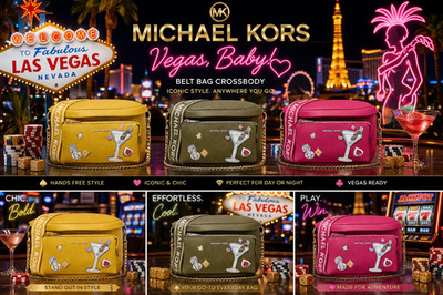 NWT Michael Kors Las Vegas Slater MD Chain Sling belt bag Crossbody Bag