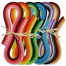 Multi-Color Quilling Strips Set 720 Strips 36 Colors 54cm Length Width 3mm