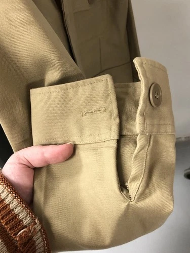 Vintage Champions Choice Made in USA Classic Tan Outdoors Jacket 100% Cotton XXL image 8