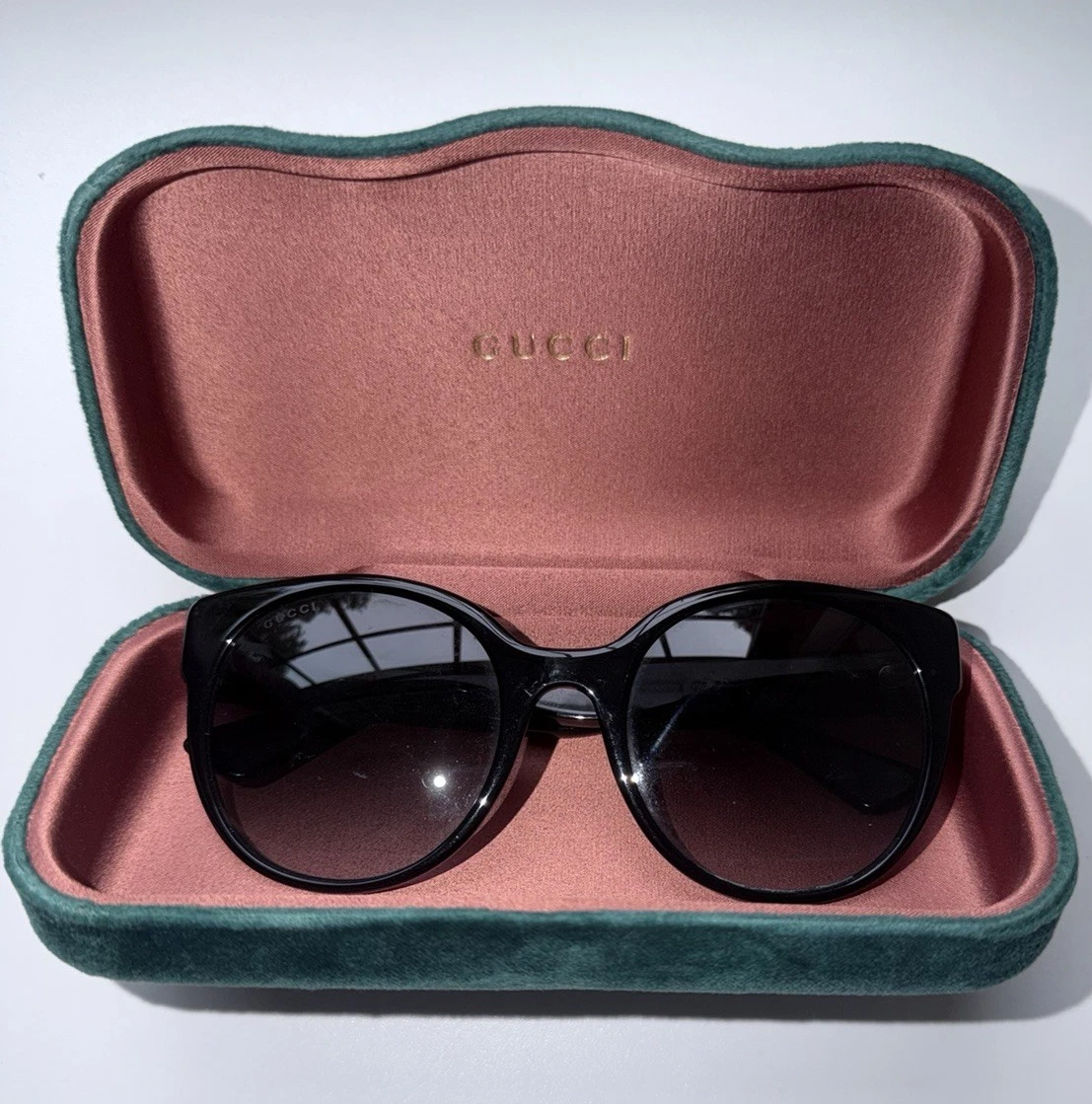 Gucci Women's Black Cat Eye Sunglasses for sale | eBay