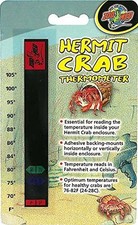 Zoo Med Hermit Crab Thermometer Essential For Reading Enclosure Temperature