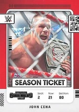 John Cena 2022 Chronicles WWE Contenders Season Ticket - #104 -