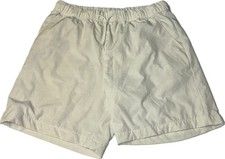 Original Use White Men's Size M Lined Shorts Running Bathing Swim Suit