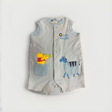 Vintage Y2K Disney Baby Winnie the Pooh Romper size 0-3 Month "Jungle Buddies"