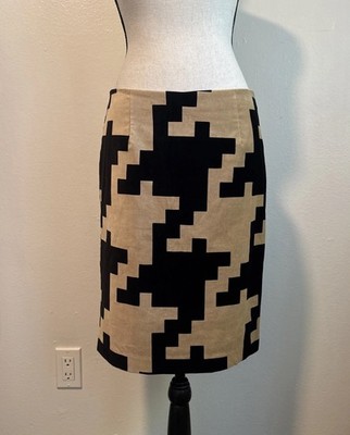 Trina Turk Geometric Skirt Womens Size 4 XS Small S Career Office Designer 