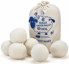 Handy Laundry Wool Dryer Balls - 2.5 Inch - Natural Fabric Softener,... 