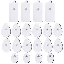 TENS/EMS Unit Replacement Pads 20 Pack 3.5mm Snap Electrodes for Electrotherapy