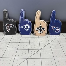 Nfl Mini Foam Finger Lot Rams Falcons Saints Titans Antenna Topper Ornament 2019