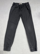 Levis Jogger Boys 12-13 Black Denim Jeans Black- Levi  s Black Denim- Large Youth