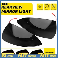 LED Dynamic Signal Smoke Side Mirror Light For Mercedes Benz S204 W204 Vito W639
