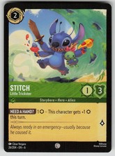 Stitch - Little Trickster Common Azurite Sea 26/204 Lorcana NM