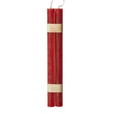 12” Hanging Taper Candles Cranberry (color) Vance Kitira NEW